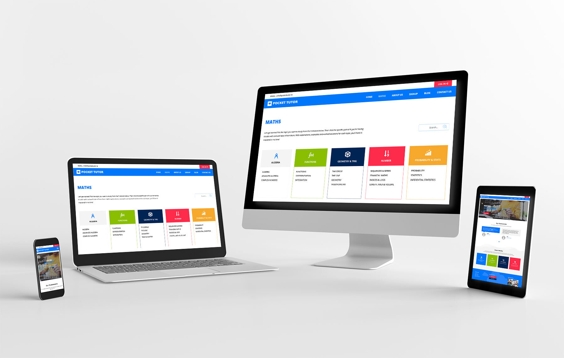 Pocket Tutor experience across devices